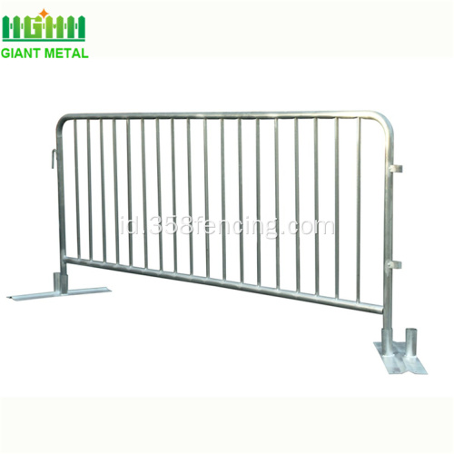 Galvanized Temporary Crowd Control Traffic Barrier Untuk Penjualan